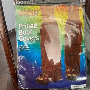 Fringe boot/shoe covers